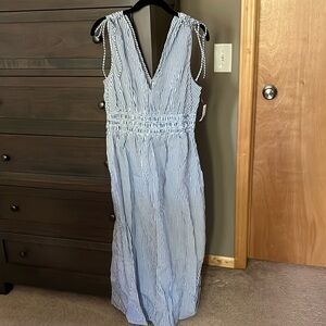 Old Navy striped maxi dress.